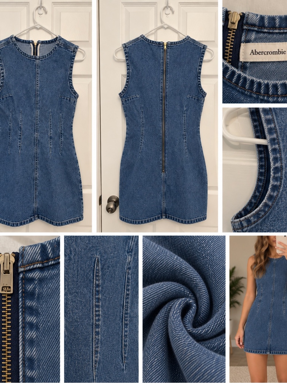 Denim Mini Dress - Subcategory Classification